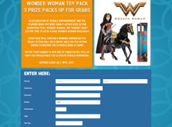 Win 1 of 3 Wonder Woman prize packs