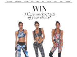 Win 1 of 3 workout sets of your choice!