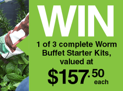 Win 1 of 3 Worm Buffet Starter Kits