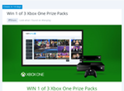 Win 1 of 3 XBOX One prize packs!