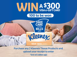 Win 1 of 30 $300 Visa Gift Cards