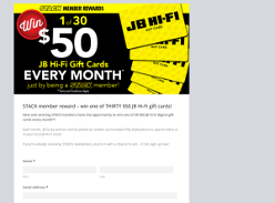 Win 1 of 30 $50 JB Hi-Fi gift cards