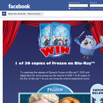 Win 1 of 30 copies of 'Frozen' on blu-ray!
