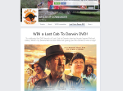 Win 1 of 30 copies of 'Last Cab to Darwin' on DVD!