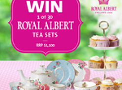 Win 1 of 30 Royal Albert tea sets!
