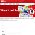 Win 1 of 30 'Scholl' packs!