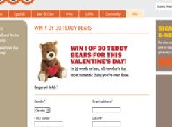 Win 1 of 30 Teddy Bears!