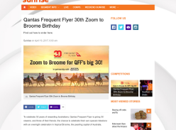 Win 1 of 30 trips to Broome for you & 3 friends!