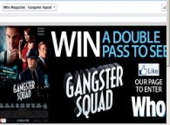 Win 1 of 300 double passes to see Gangster Squad!