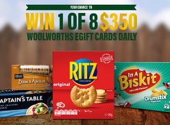 Win 1 of 344 $350 Woolworths Gift Cards