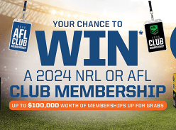 Win 1 of 360 AFL or NRL 2024 Club Membership Passes