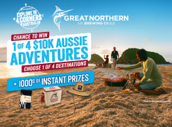 Win 1 of 4 $10,000 Aussie Holidays