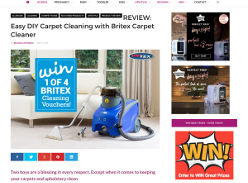 Win 1 of 4 $130 Britex DIY Carpet Cleaning Vouchers