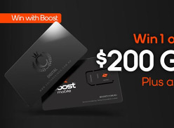 Win 1 of 4 $200 Culture Kings Gift Cards + $300 SIM with 240GB Data