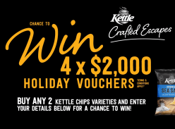 Win 1 of 4 $2000 Holiday Vouchers