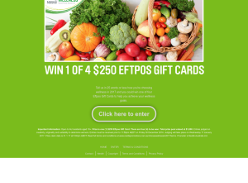 Win 1 of 4 $250 Eftpos gift cards!
