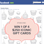 Win 1 of 4 $250 vouchers for 'The Iconic'!