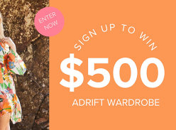 Win 1 of 4 $500 Adrift Clothing Vouchers