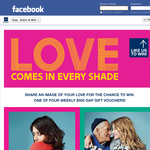 Win 1 of 4 $500 GAP clothing vouchers! - GAP