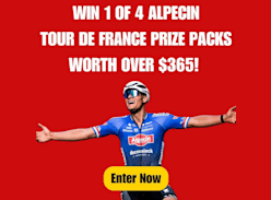 Win 1 of 4 Alpecin Cycling Prize Packs