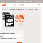 Win 1 of 4 Apple iPads! - Ooh Media