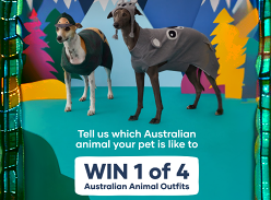 Win 1 of 4 Australian Animal Outfits