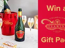 Win 1 of 4 Champagne Tsarine Gift Packs