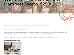 Win 1 of 4 Christmas Gift Hampers