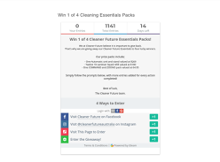 Win 1 of 4 Cleaning Essentials Packs