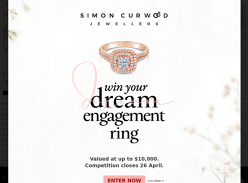 Win 1 of 4 custom-made engagement ring