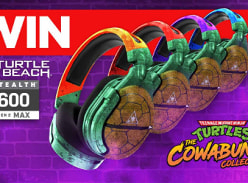 Win 1 of 4 Custom TMNT Edition Turtle Beach Stealth 600 GEN 2 MAX Headsets
