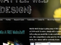 Win 1 of 4 Designer Websites Worth $199 each!!!