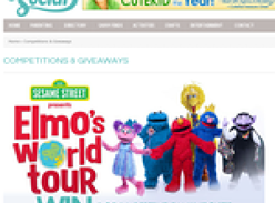 Win 1 of 4 Elmo World Tour Family Passes