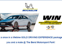 Win 1 of 4 Gold Driving Experiences for 2 at The Bend Motorsport Park