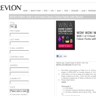 Win 1 of 4 Hand Candy Colour Packs with Revlon