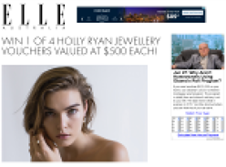 Win 1 of 4 Holly Ryan Jewellery vouchers valued at $500 each!