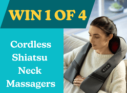 Win 1 of 4 Homedics Cordless Shiatsu Neck & Shoulder Massager