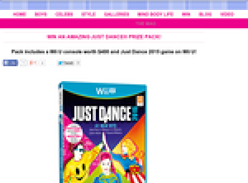 Win 1 of 4 'Just Dance' prize packs including a Nintendo Wii U console!