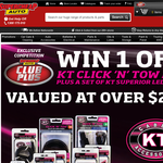 Win 1 of 4 KT 'Click 'n' Tow' kits!
