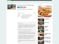 Win 1 of 4 Meal Vouchers