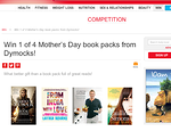 Win 1 of 4 Mother's Day book packs!