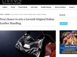 Win 1 of 4 original Lavendi Italian leather handbags!