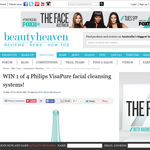 Win 1 of 4 Philips VisaPure facial cleansing systems!