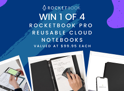 Win 1 of 4 Rocketbook Pro Notebooks