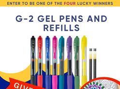 Win 1 of 4 Sets of Pilot G-2 Gel Pens