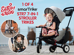 Win 1 of 4 Smartrike STR7 7-in-1 Stroller Trikes