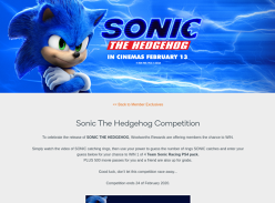Win 1 of 4 Team Sonic Racing PlayStation 4 Packs or 1 of 500 Double Passes to Sonic the Hedgehog