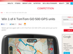 Win 1 of 4 Tom Tom Go 500 GPS units!