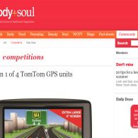 Win 1 of 4 TomTom GPS units