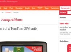 Win 1 of 4 TomTom GPS units